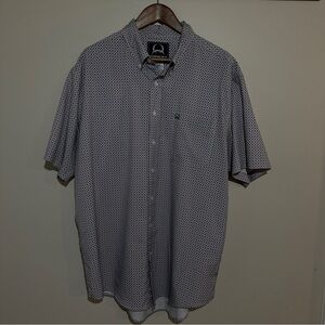 CINCH - Western Short Sleeve Button Down Shirt - Size:L